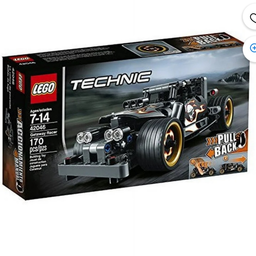 Lego Technic 42046 getaway racer car